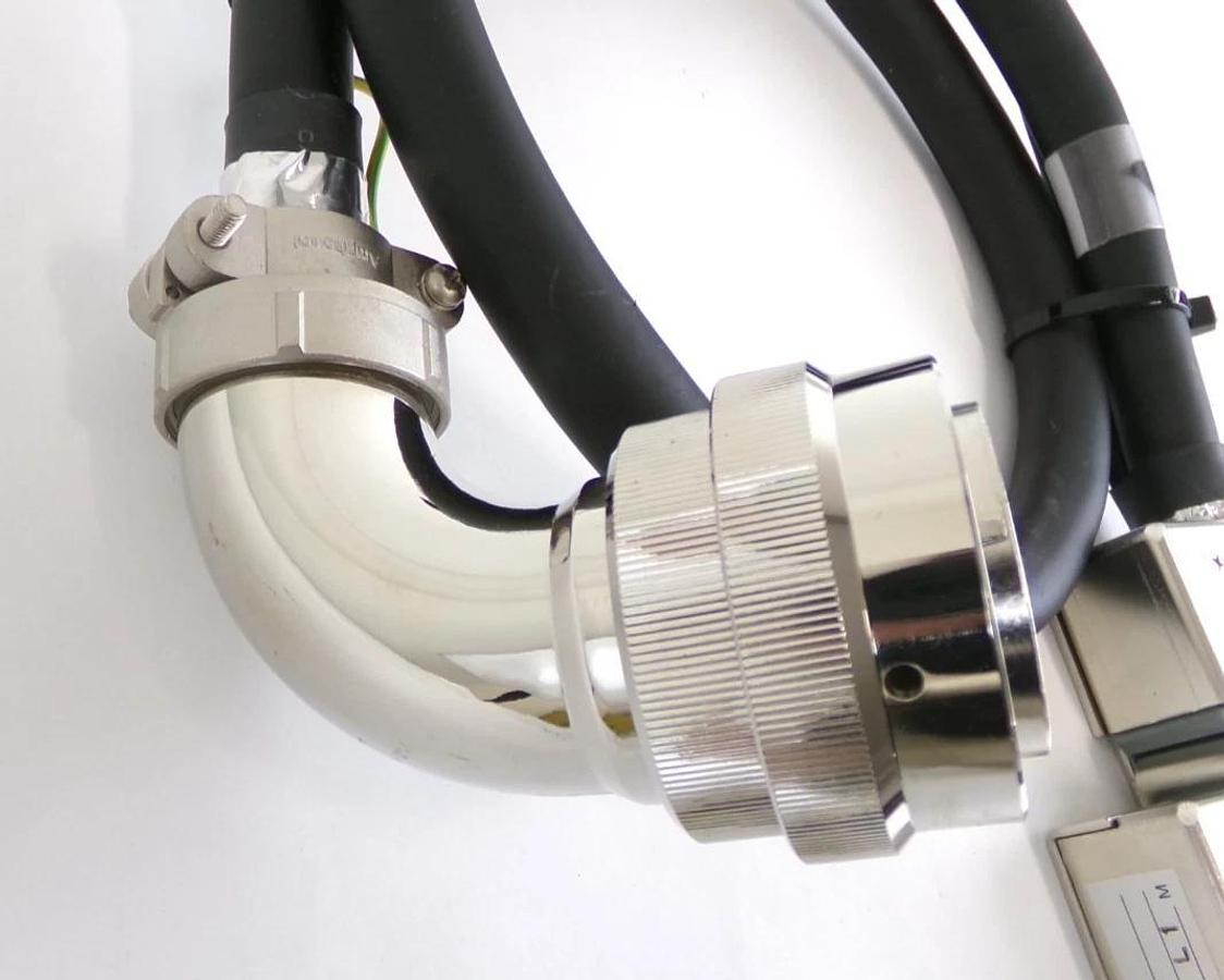 Used STP Edwards PT35-Y1-B55 Turbomolecular Pump Control Cable 1M Turbo Working
