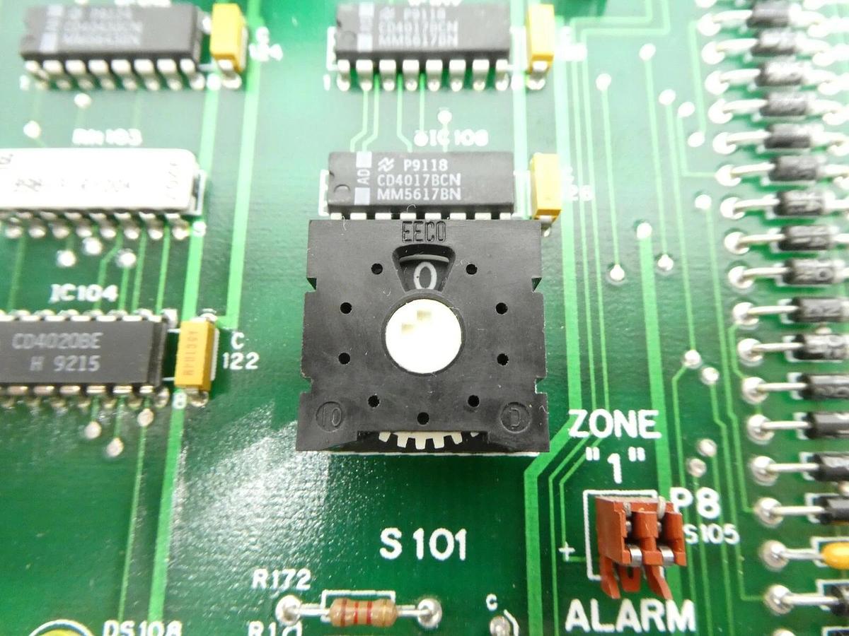 Used Cerberus Pyrotronics 580-187081-3 Fire Detection Control PCB CP-2HR Working