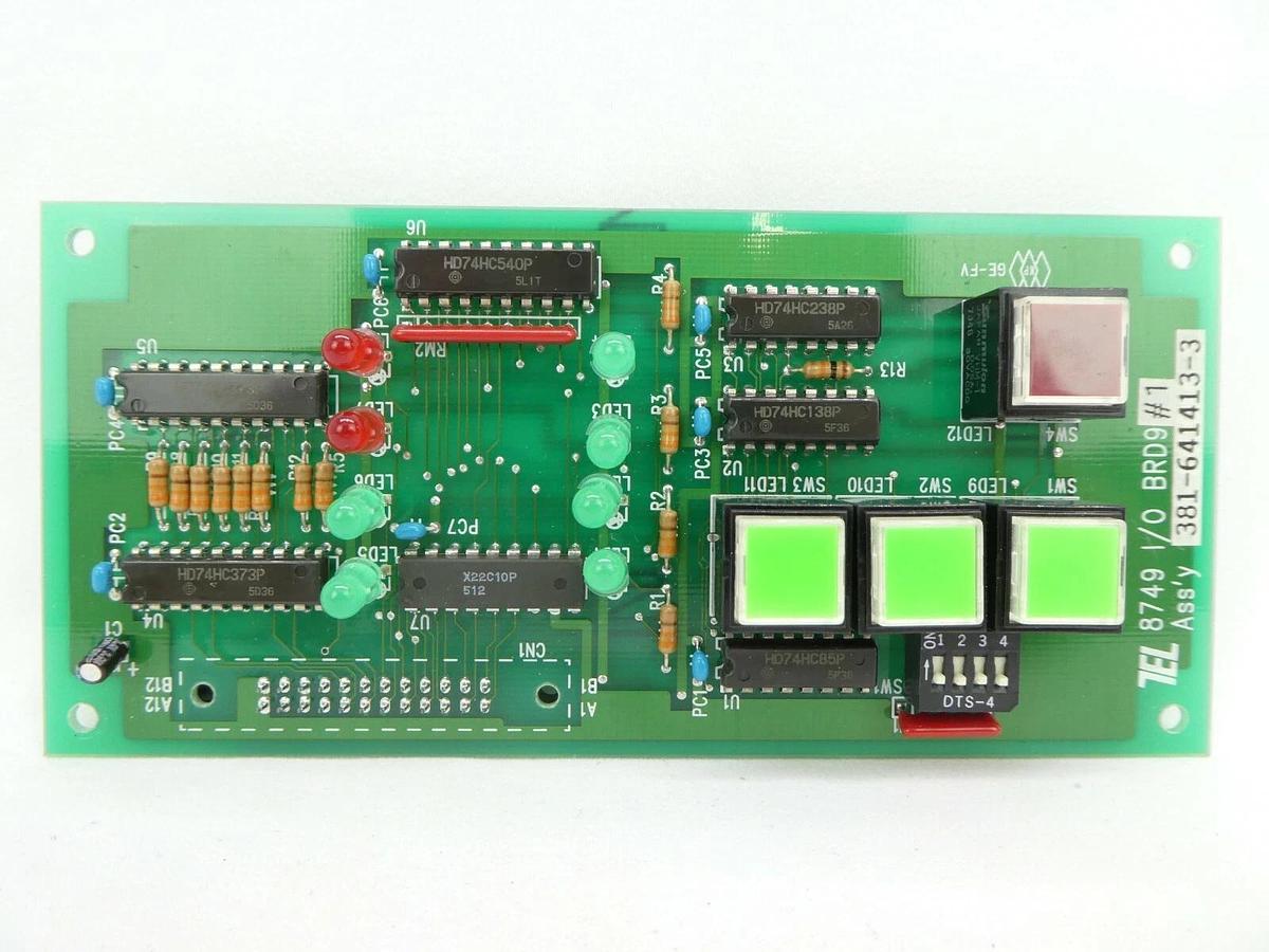 Used TEL Tokyo Electron 381-640926-3 8749 Connector Board PCB 308-640926-2 Working