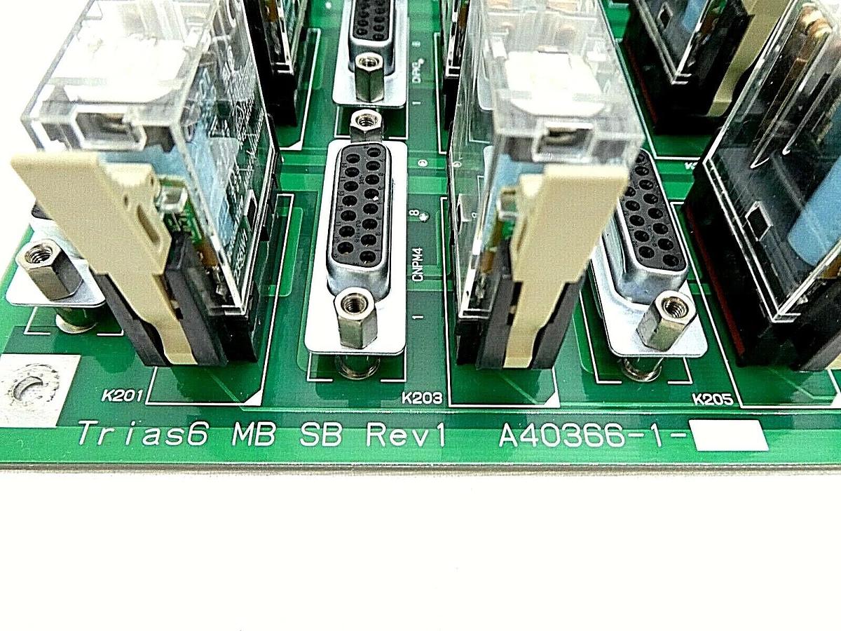 Used TEL Tokyo Electron A40366-1 Relay Board PCB TRIAS6 MB SB TEL Trias Working Spare