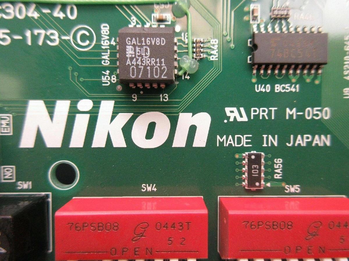Used Nikon Precision 4S015-173-Ⓒ Processor PCB VME Card NK-C304-40 NSR Series Working