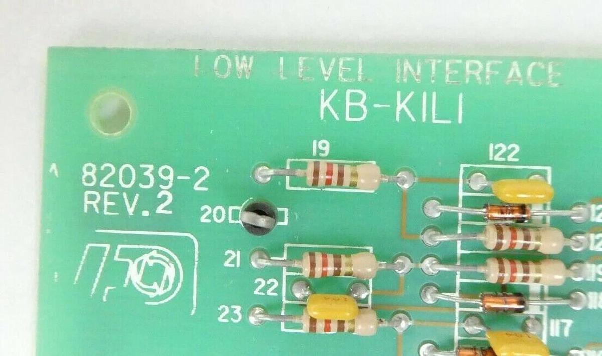 Used Industrial Drives 82039-2 Low Level Interface PCB KB-KILI Varian Working Surplus