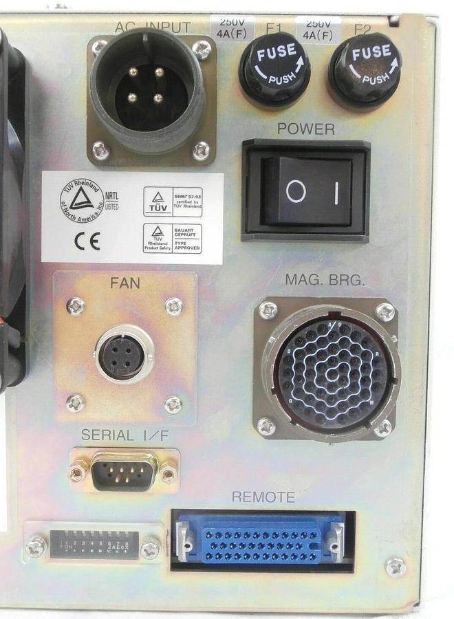 Used TMP Shimadzu EI-203MD Turbomolecular Pump Controller Turbo Tested Working