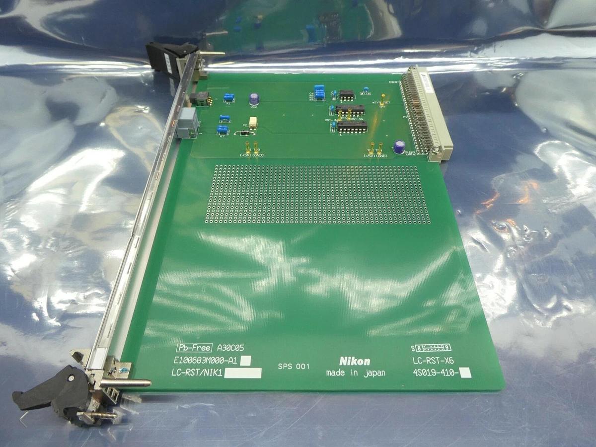 Used Nikon 4S019-410 LC-RST-X6 PCB Card E100683M000-A1 NSR FX-601F Broken Tab As-Is
