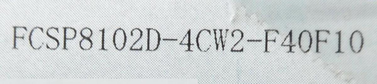 Fujikin FCSP8102D-4CW2-F40F10 Flow Control System P8100D TEL 015-021928-1 New