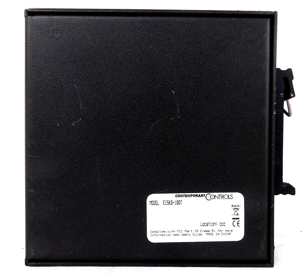 Used Contemporary Controls EISK8-100T 8-Port Switch Skorpion-8 Lot of 4 Working Surpl
