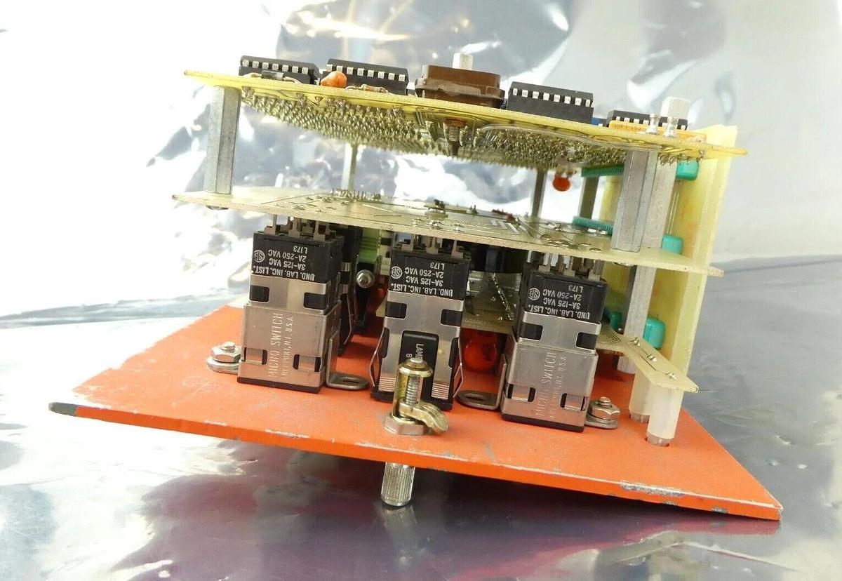 Used Varian Semiconductor VSEA DH0325-1 Operator Control Panel PCB D-H0337001 Working