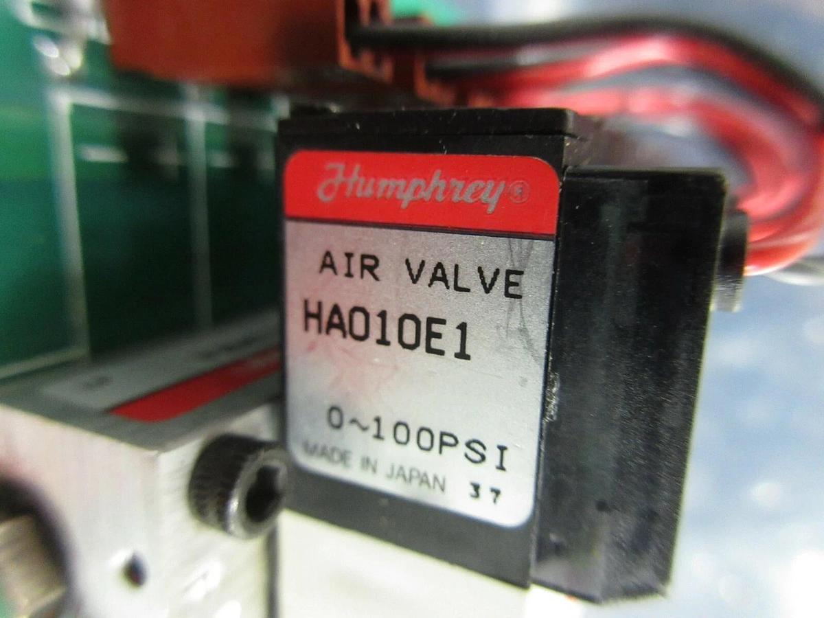 Used TECO Pneumatic DES375-010-8 8-Port Pneumatic Manifold Board PCB HA010E1 Working