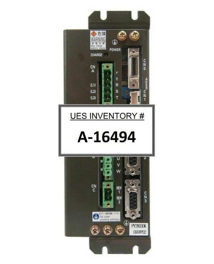 Used Sanyo Denki PY2B030K0XXVP02 Servo Drive BL Super PY Working Surplus