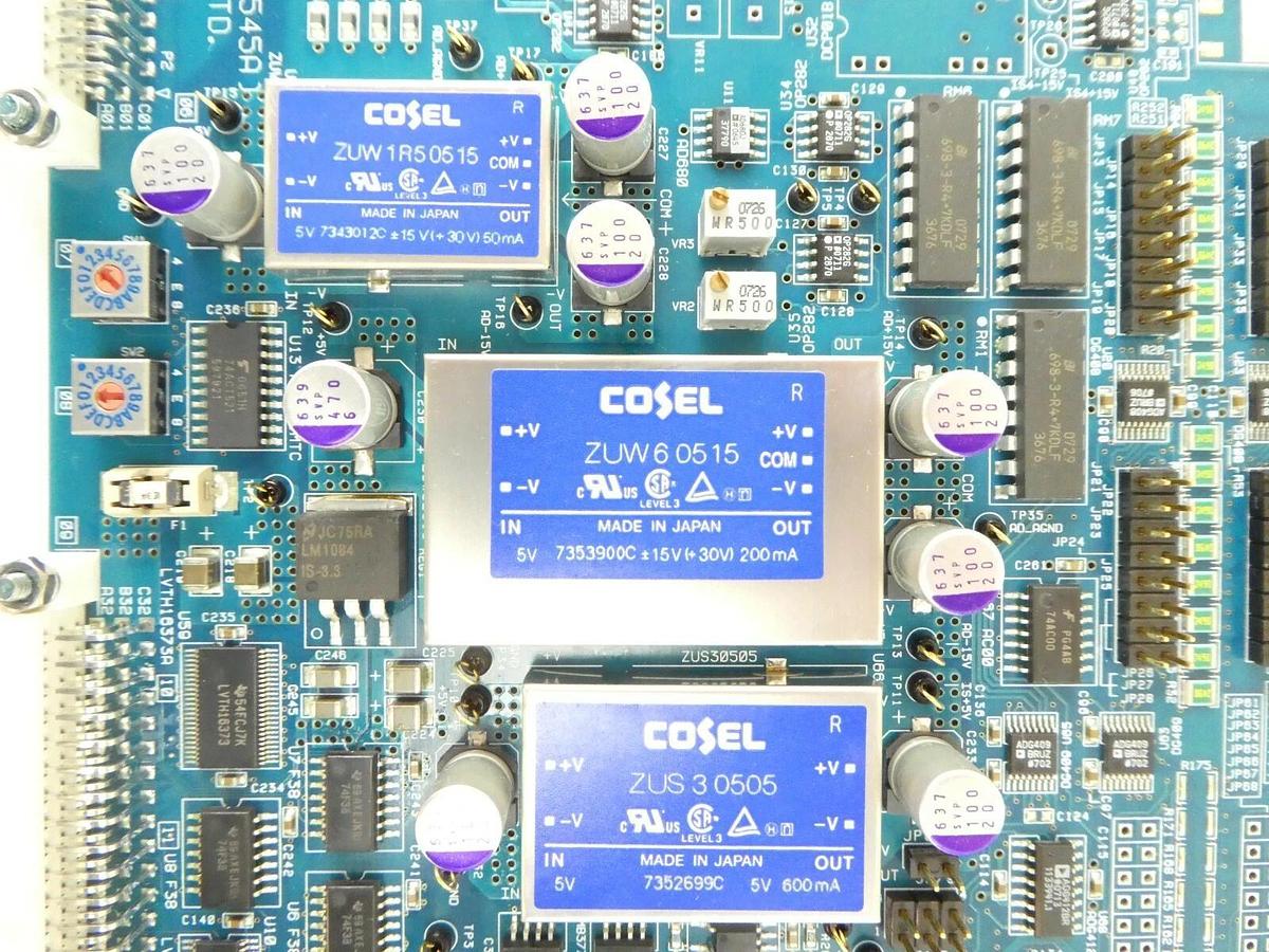 Used Densan DVE-721 Analog I/O VME PCB Card 300mm Rudolph F30 Working Surplus