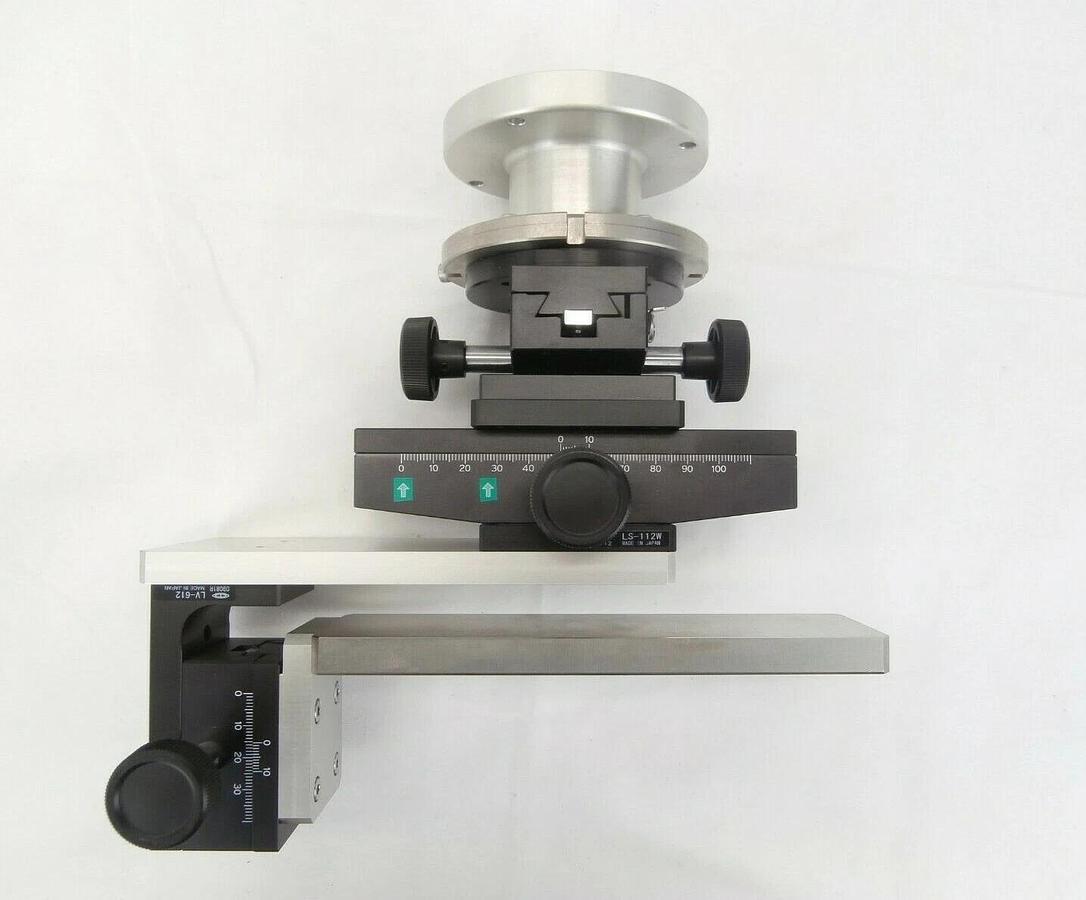 Used Chuo Precision Industrial X-Axis Manual Stage Assembly LS-112W LS-912W LV-612