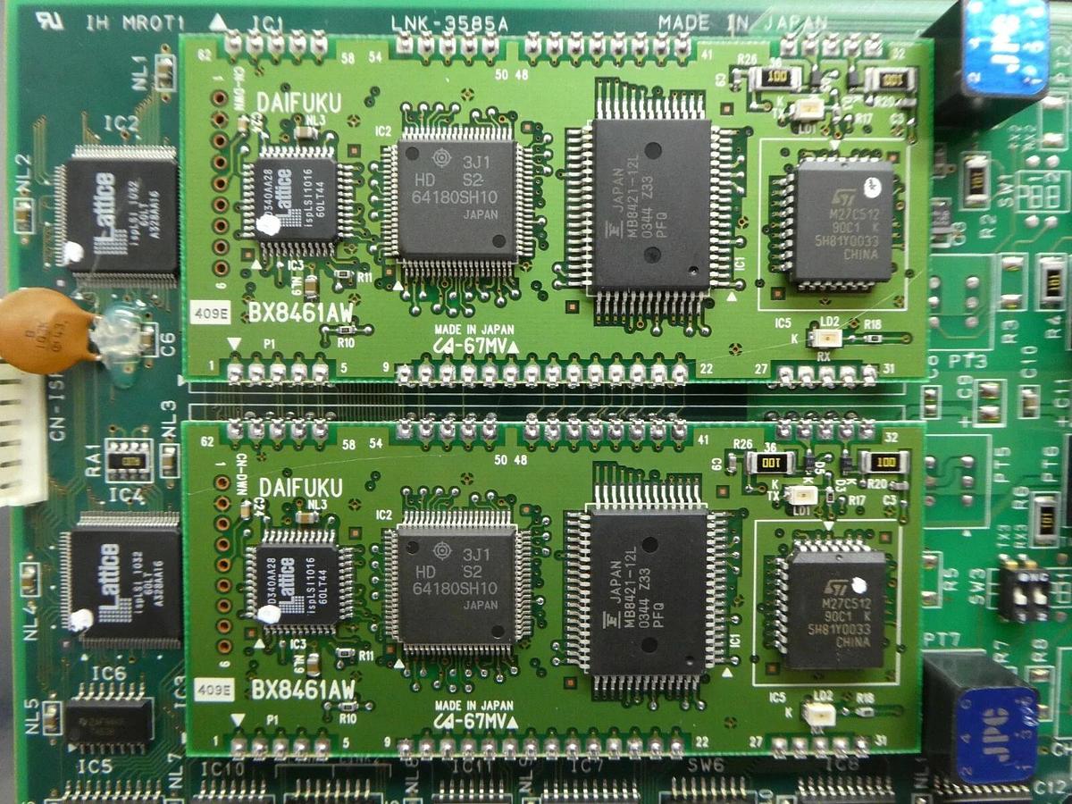 Used Daifuku LNK-3585A Processor Board PCB Card BX8461AW Working Surplus