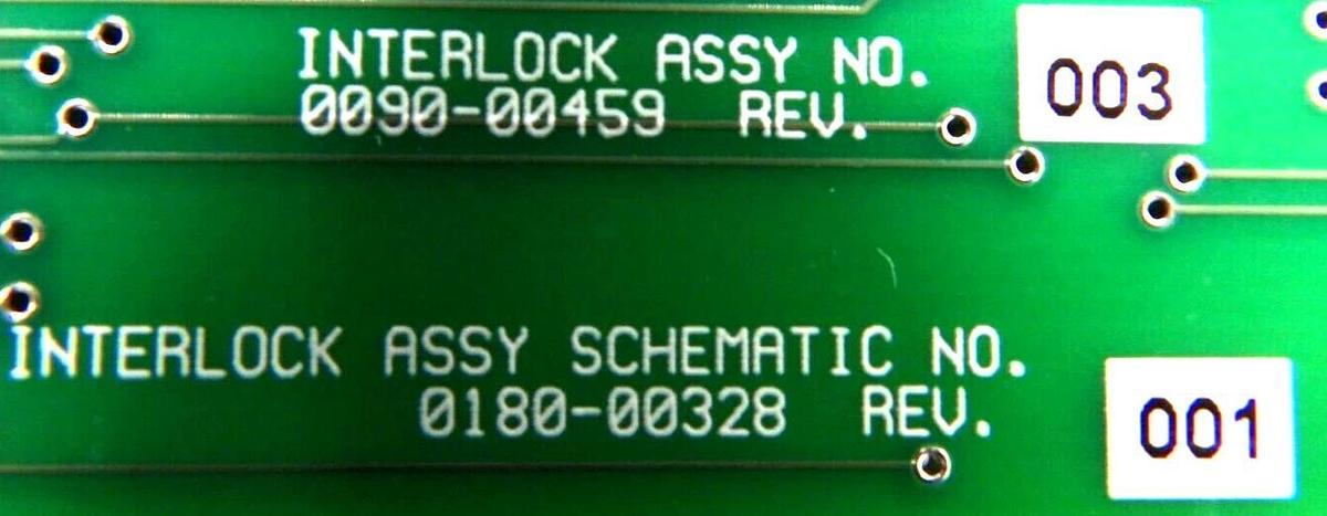 Used AMAT Applied Materials 0100-20458 Interlock Personality PCB 0090-00459 Working