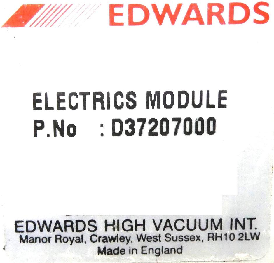 Used Edwards D37207000 Vacuum Pump Electrics Module Power Supply Dented Spare