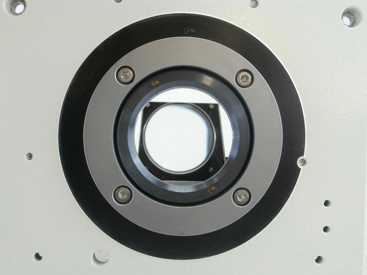Used Carl Zeiss 1038-718 MEG System Microscope Lens Adapter Panel Axiotron Used