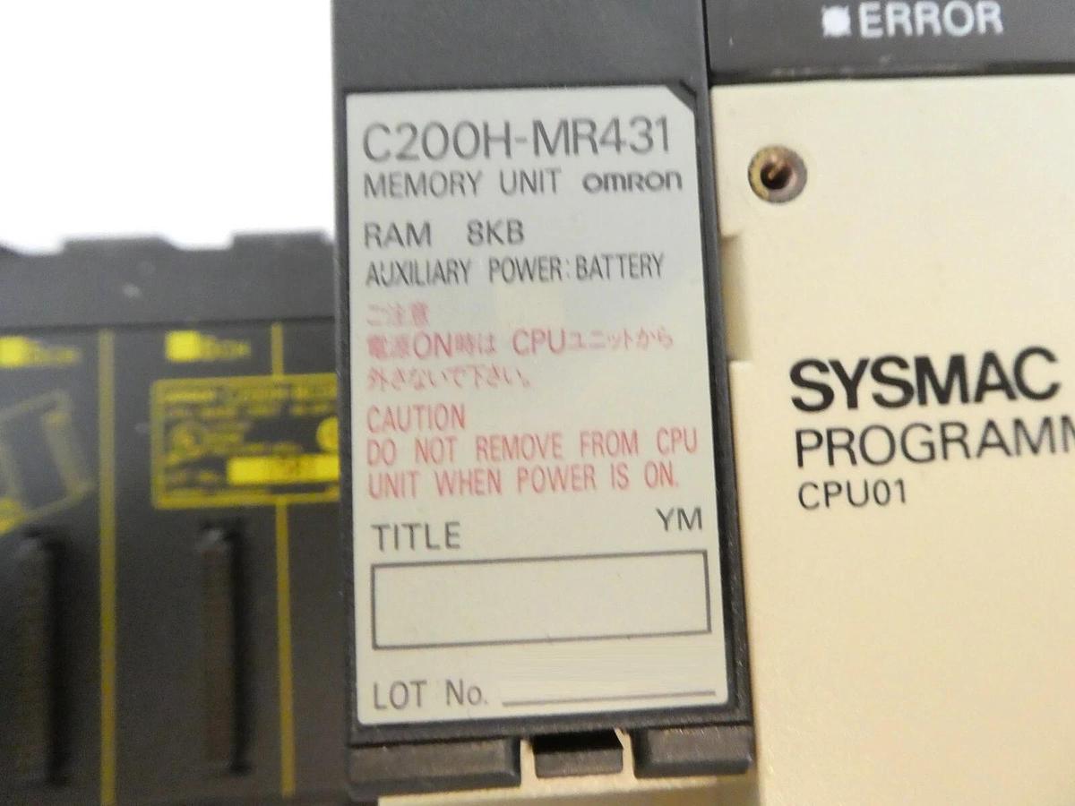 Used Omron C200H Programmable Logic Controller PLC Sysmac C200H-MR431 Working Surplus