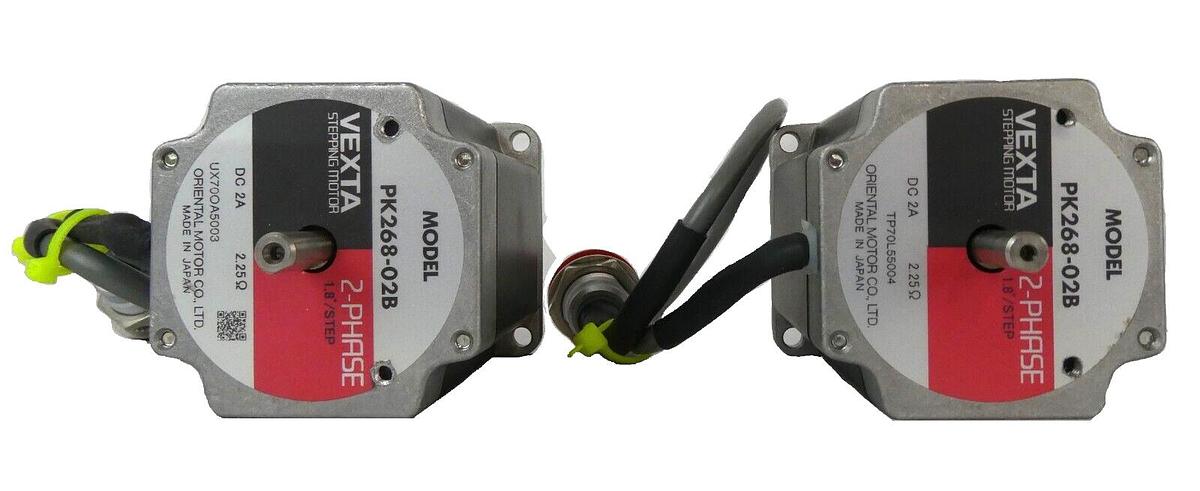 Oriental Motor PK268-02B 2-Phase Stepping Motor VEXTA AMAT P5000 Lot of 2 New