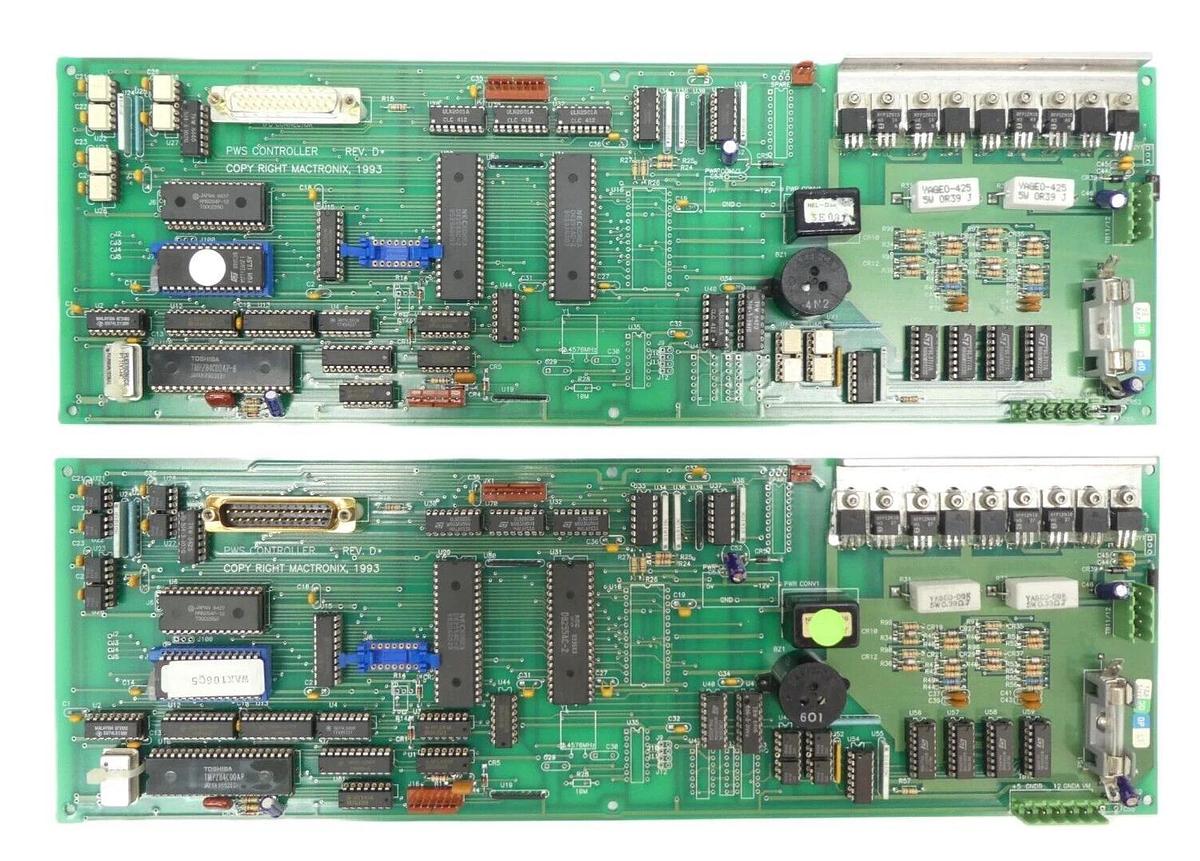Used Mactronix PWS Controller PCB Reseller Lot of 2 Working Surplus