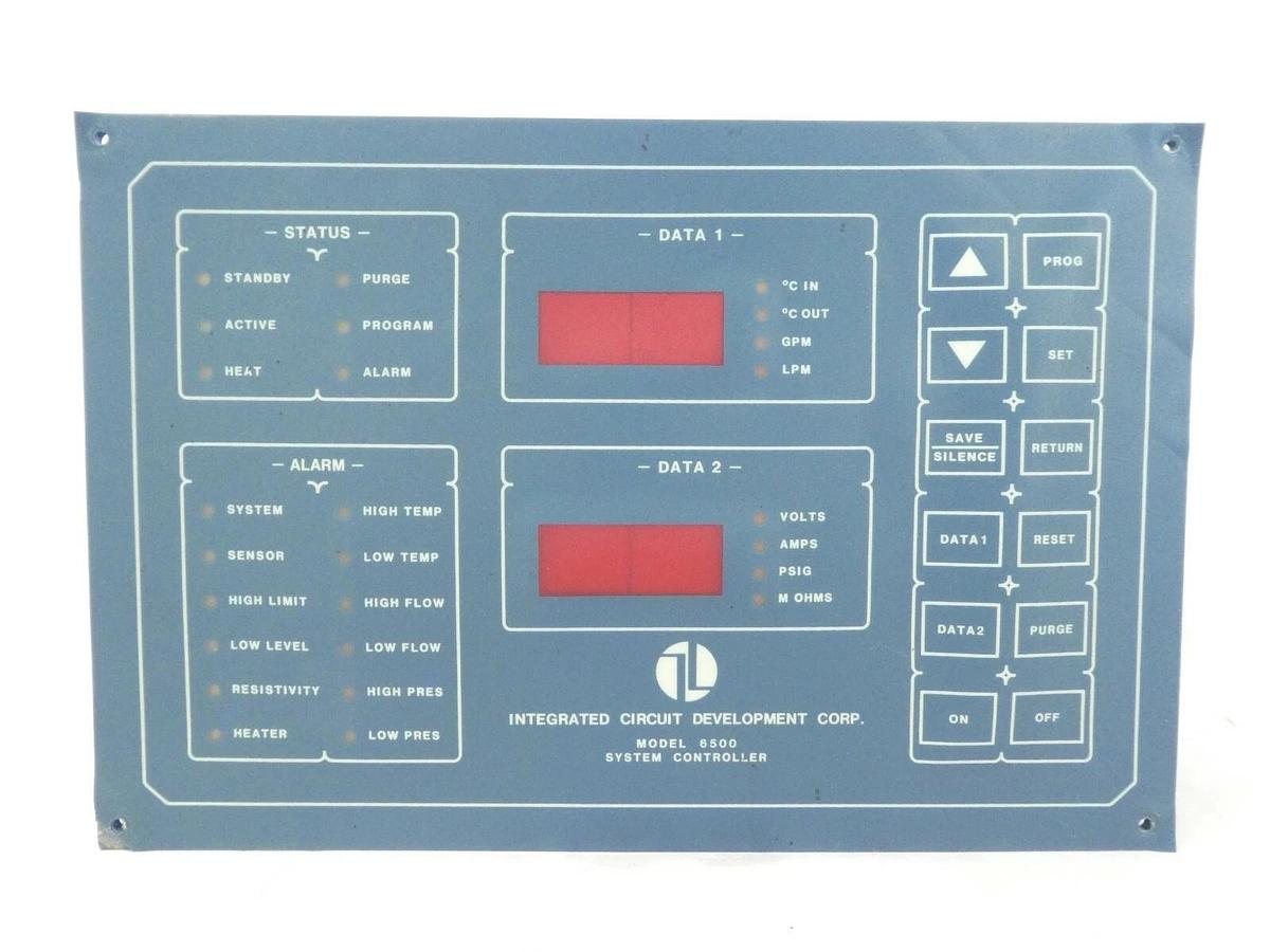 Used Integrated Circuit Development 306916 Wet Sink Controller Model 6500 Spare