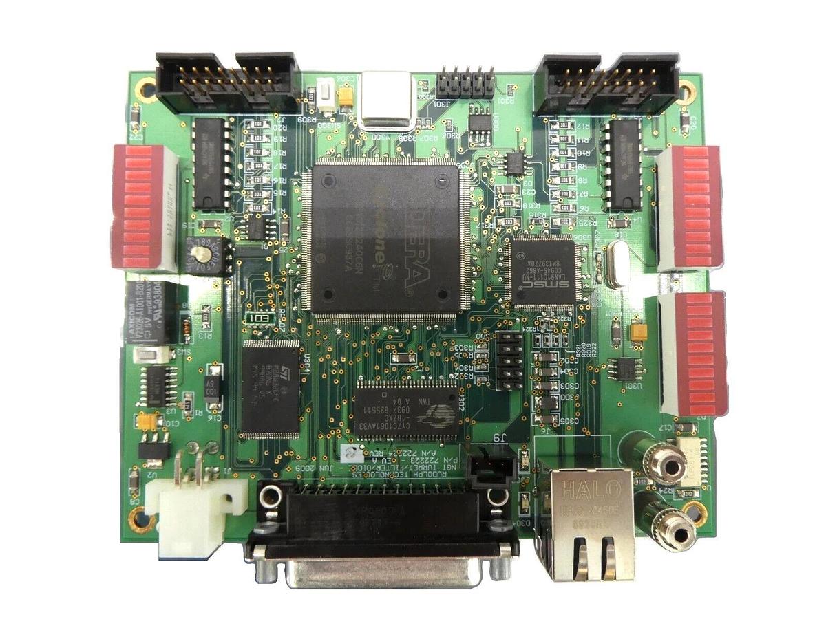 Used Rudolph Technologies 722223 NGT Turret/Filter/Diode PCB Assembly Working Spare