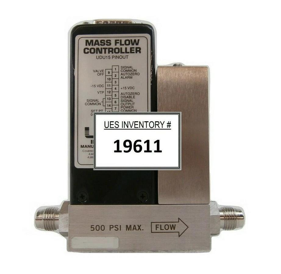 Used UNIT Instruments UFC-1200A Mass Flow Controller MFC Balzers 847-042-2045 Working