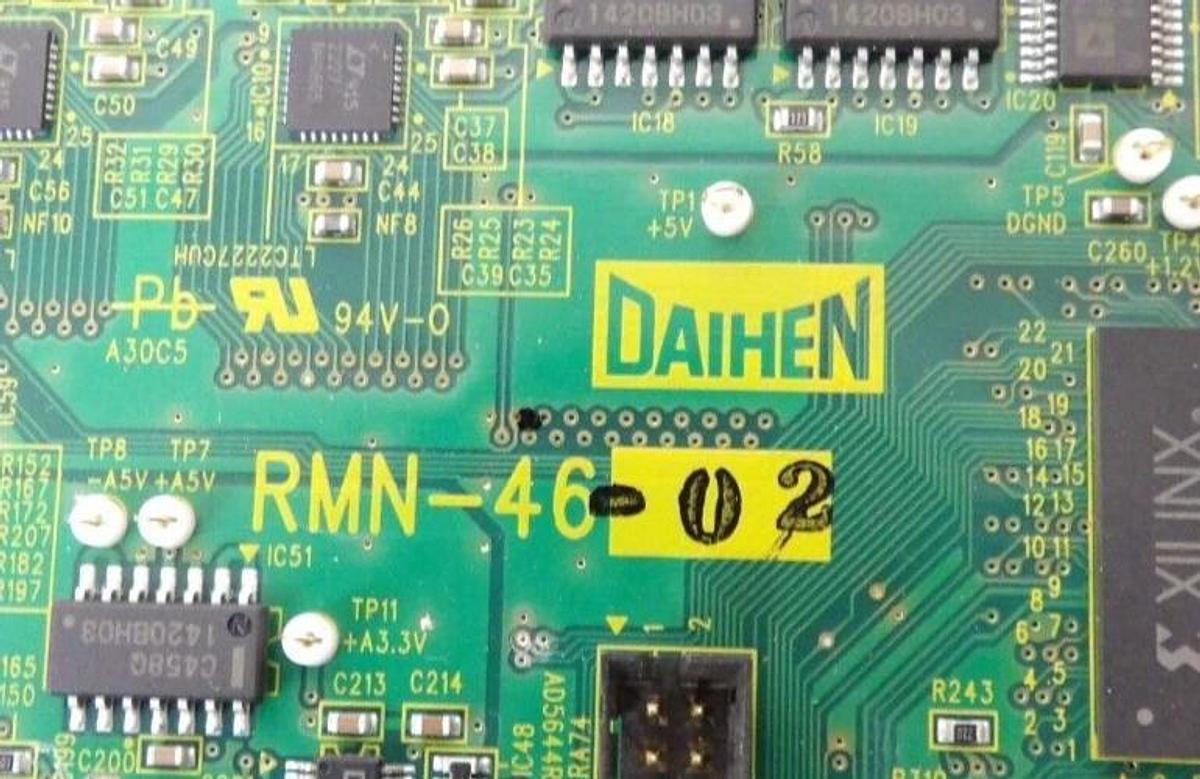 Used Daihen RMN-46-02 RF Automatcher PCB Board Assembly Y114004 Working Surplus