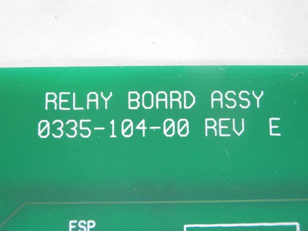 Used Veeco 0335-104-00 Relay Board Assembly PCB 1201 Working Surplus