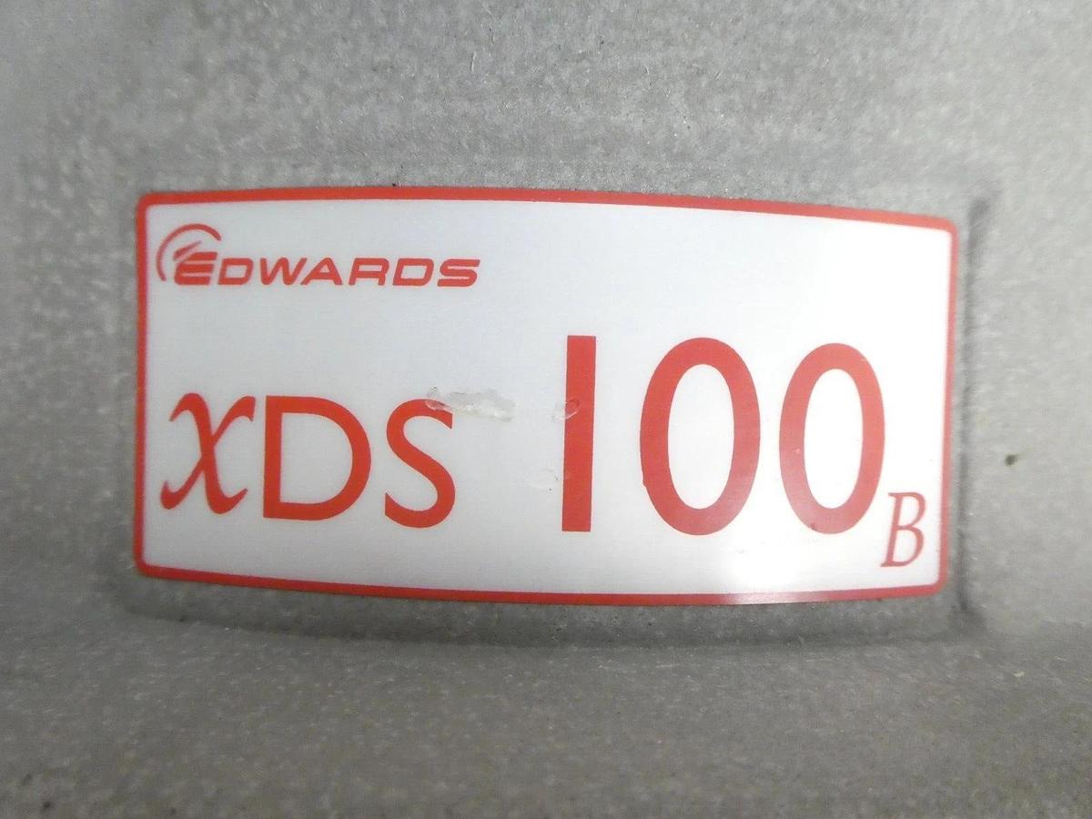 Used XDS 100B Edwards A732-01-983 Dry Scroll Vacuum Booster Pump Tested Working