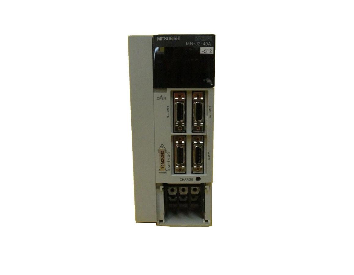 Used Mitsubishi Electric MR-J2-40A-S12 AC Servo Driver MELSERVO No Cover Working