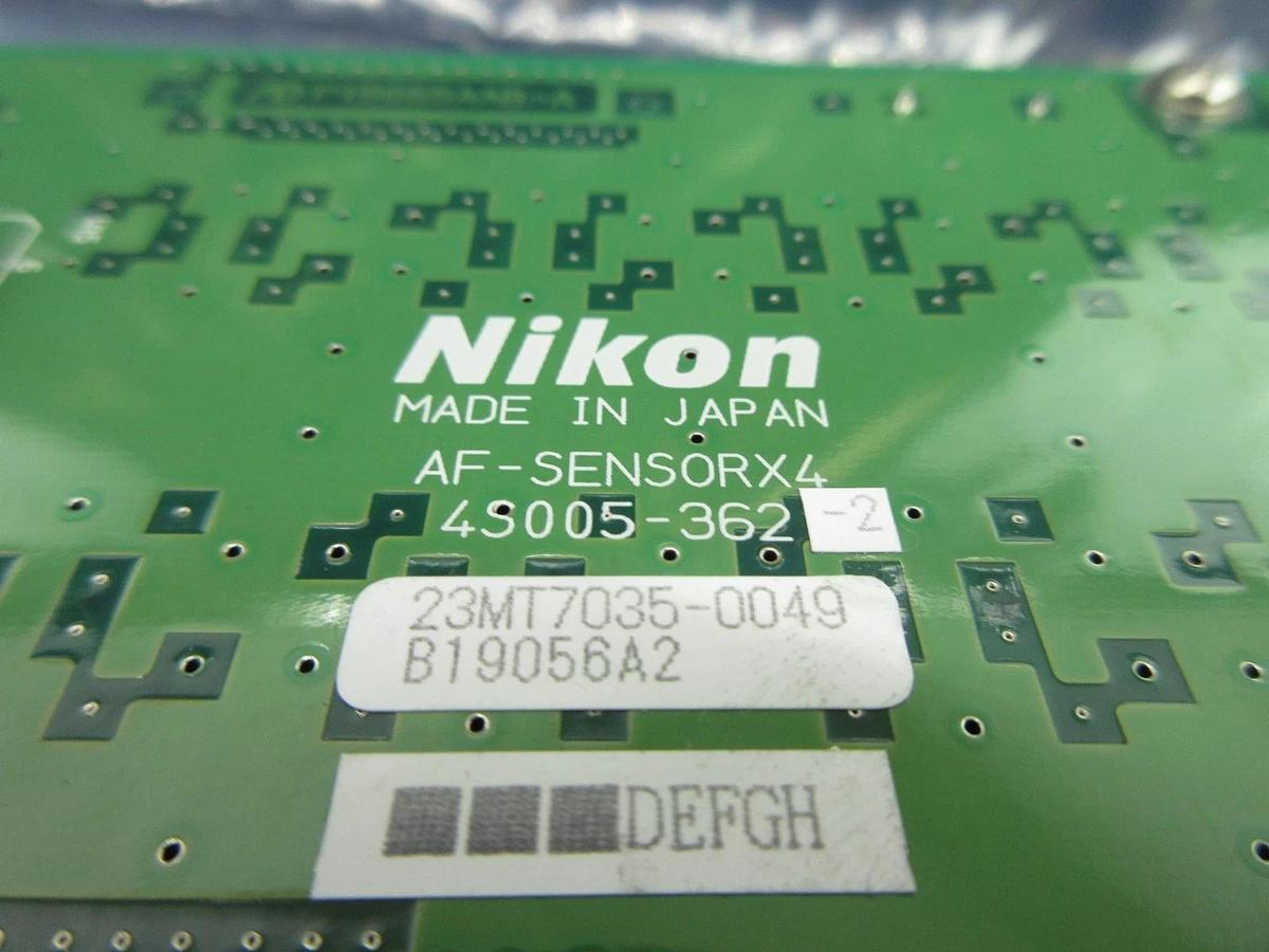 Used Nikon 4S005-362-2 Interface Sensor Board PCB AF-SENSORX4 NSR System Used Working