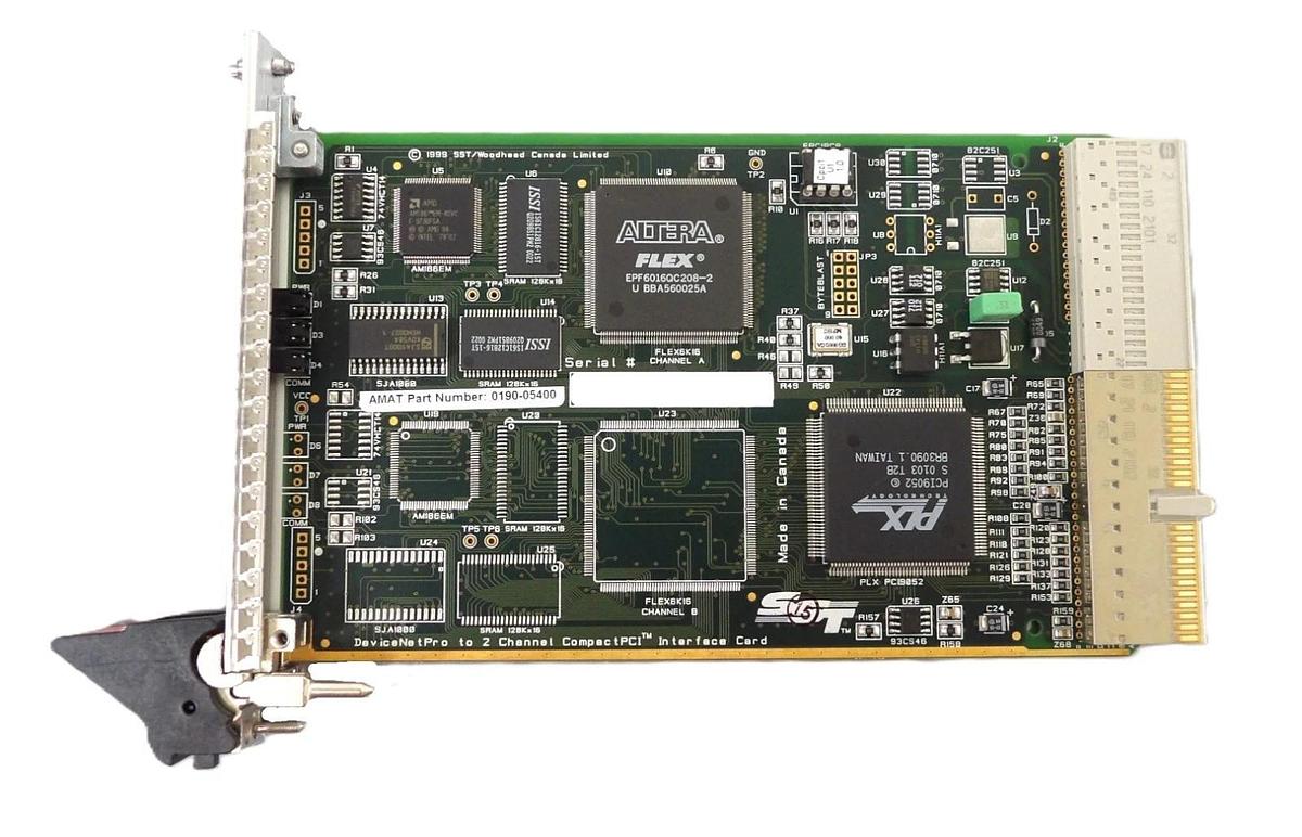 Used SST Woodhead DNP-CPCI-1 Interface PCB Card AMAT Applied Materials 0190-05400
