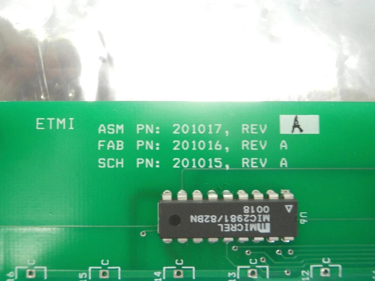 Used ASM Advanced Semiconductor Materials 201017 LED Board PCB ETMI 201016 Used