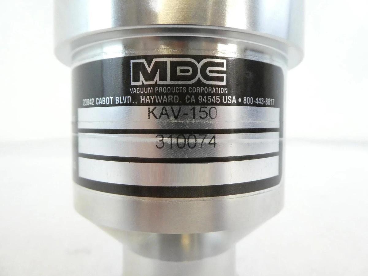 Used MDC Vacuum Products KAV-150 Manual Right Angle Valve 310074 AMAT Working Surplus