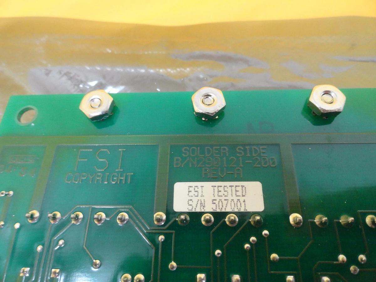 Used FSI International 290121-400 System/Logic Chemfill PCB 290121-200 Working Spare