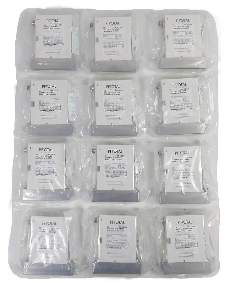 Used Pivotal Systems 32-03407 Mass Flow Controller MFC AMAT 0190-62524 Lot of 12 New
