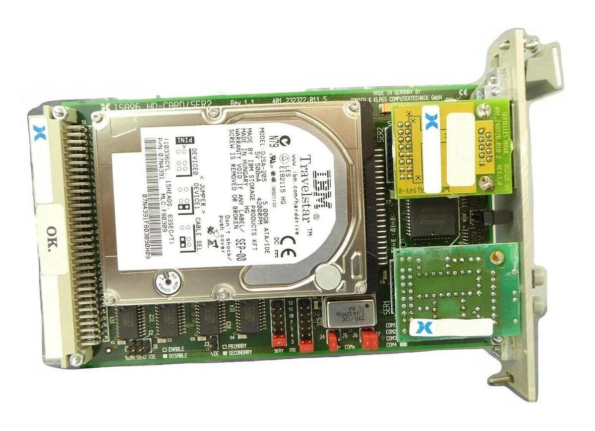 Janich & Kloss 404.232372.000 ISA96 HD-CARD/SER2 PCB Card for SBC Mattson New