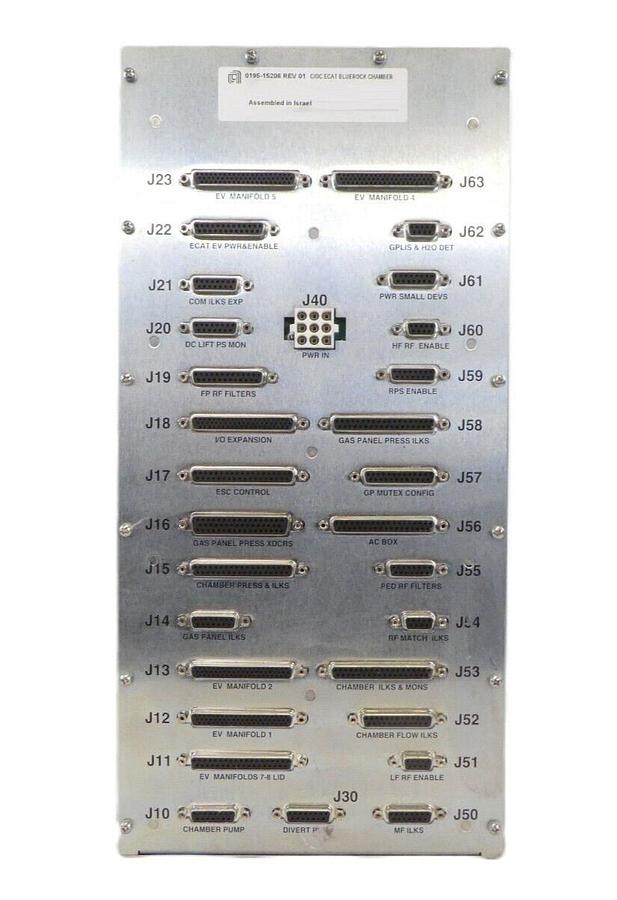 Used AMAT Applied Materials 0195-15206 Cioc Ecat Bluerock Chamber Working Surplus