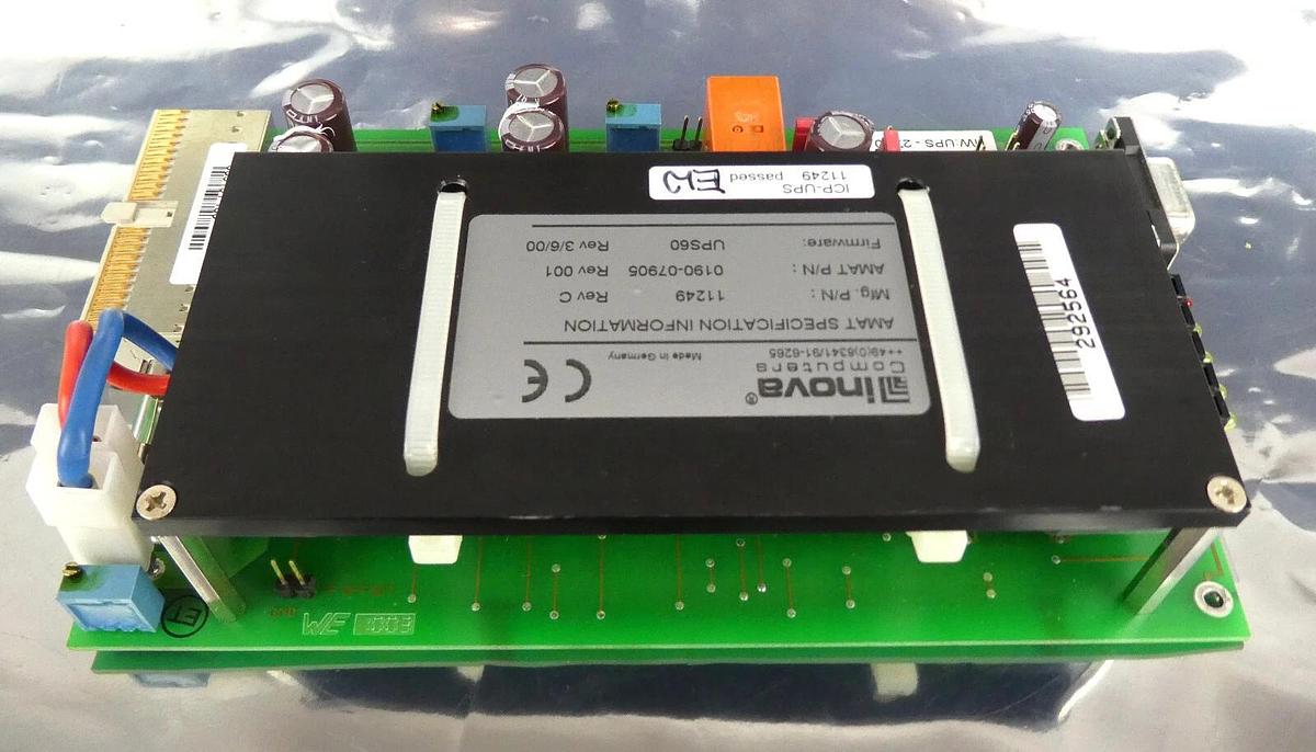 Used Inova Computers 11249 UPS Board PCB Card ICP-UPS AMAT 0190-07905 Used Working