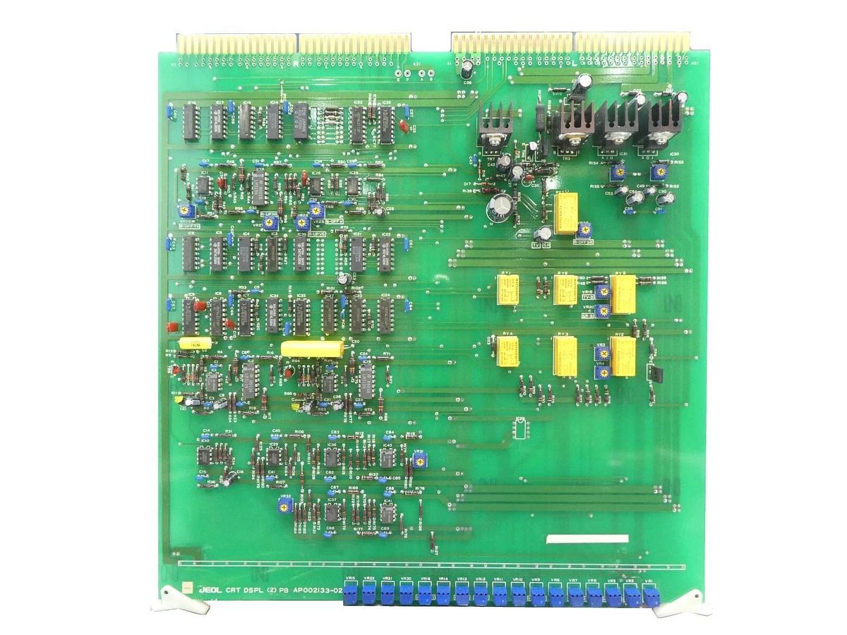 Used JEOL AP002133-02 PCB Card CRT DSPL(2) PB JSM-6300F SEM Working Surplus