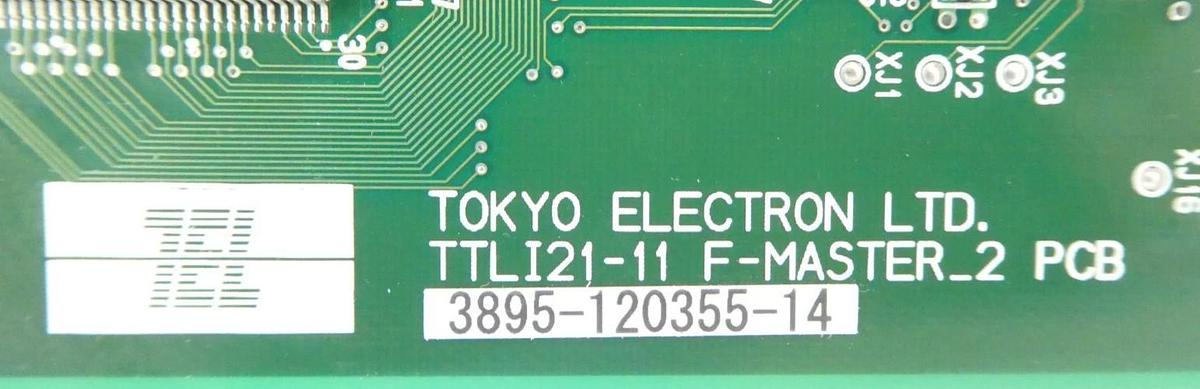 Used TEL Tokyo Electron 3895-120355-14 F-MASTER_2 PCB Card 3880-200040-14 Lot of 2