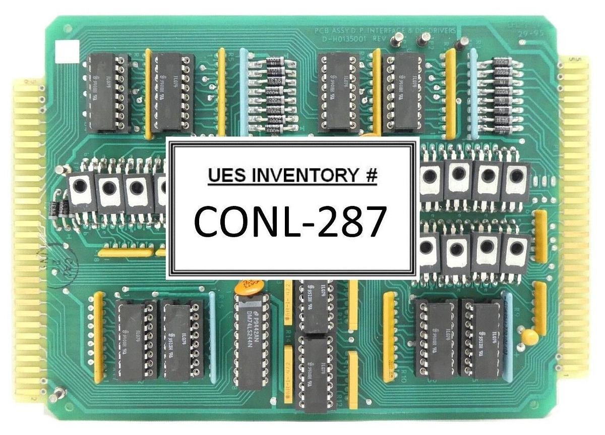 Used Varian Semiconductor VSEA D-H0135001 D.P. Interface & DC Drivers PCB H0135001