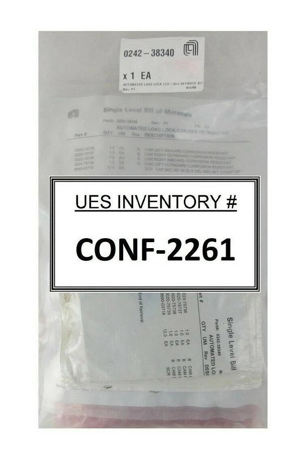 AMAT Applied Materials 0242-38340 Automated Load Lock Retrofit Kit New Surplus
