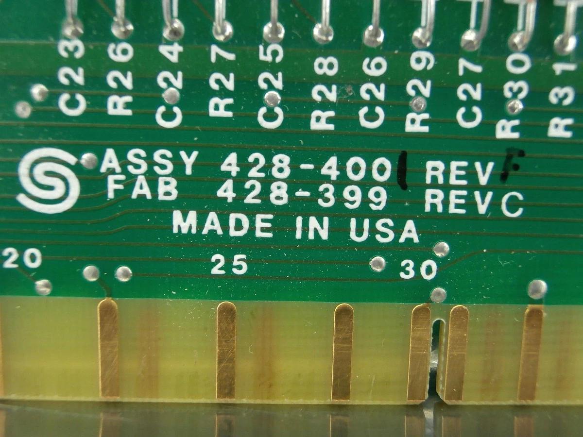 Used SCI Solid Controls 428-4001 Firing Controller PCB Card 428-399 8024-0137 Used