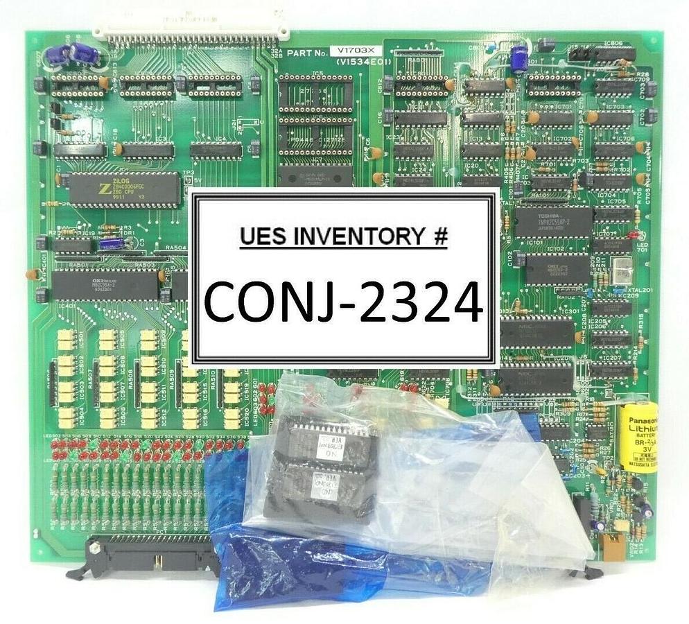 Used Varian Semiconductor VSEA V1703X Autosequencer CPU PCB V1534E01 W/ EPROMs Spare