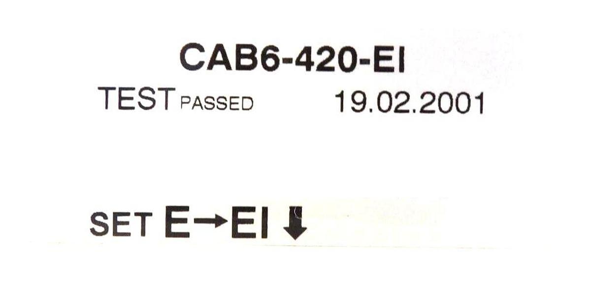 Used AB Allen-Bradley CAB6-420-EI Industrial Contactor CAB6-P 110-130V Working