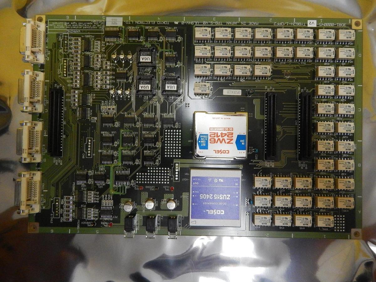 Used TEL Tokyo Electron 3D81-000045-V2 Processor PCB TYB62H-1/OPF2 T-3044SS Used
