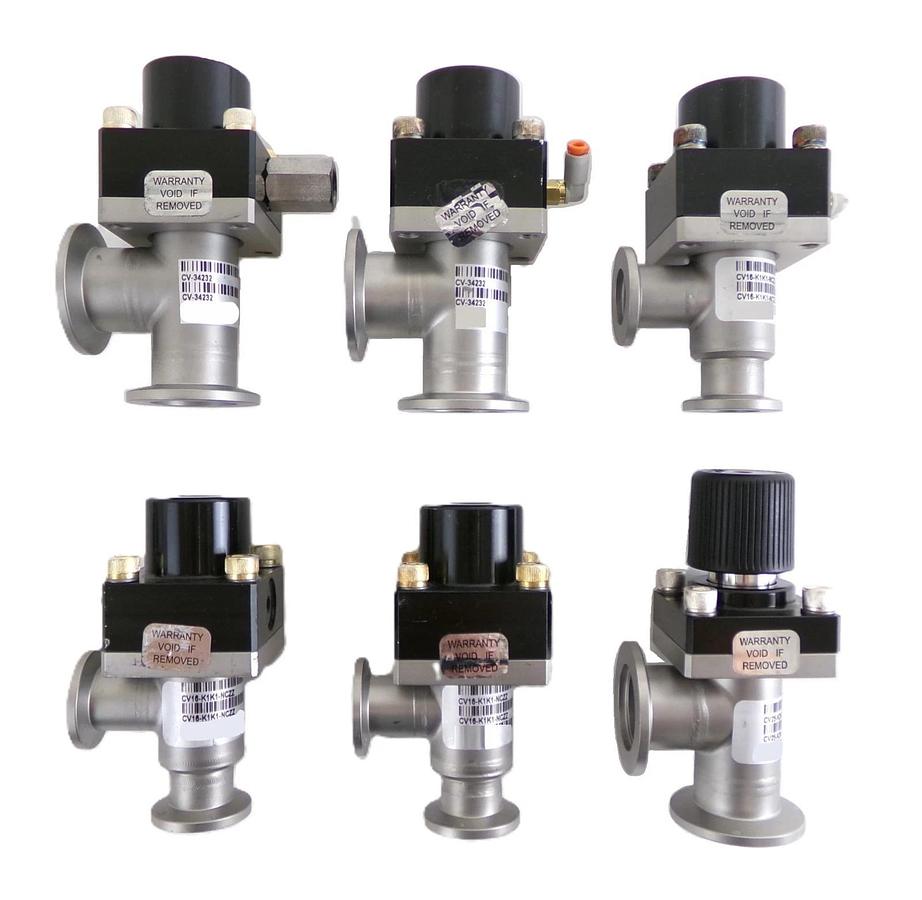 Used MKS Instruments CV Compact Valve CV-34232 CV25-K2K2 CV16-K1K1 Reseller Lot of 6