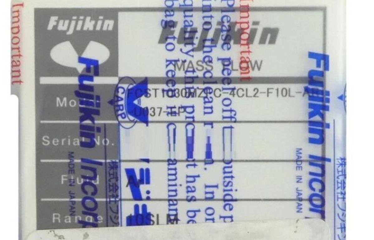 Fujikin FCST1030MZFC-4CL2-F10L-AR-U037-EP Mass Flow Controller MFC New Surplus