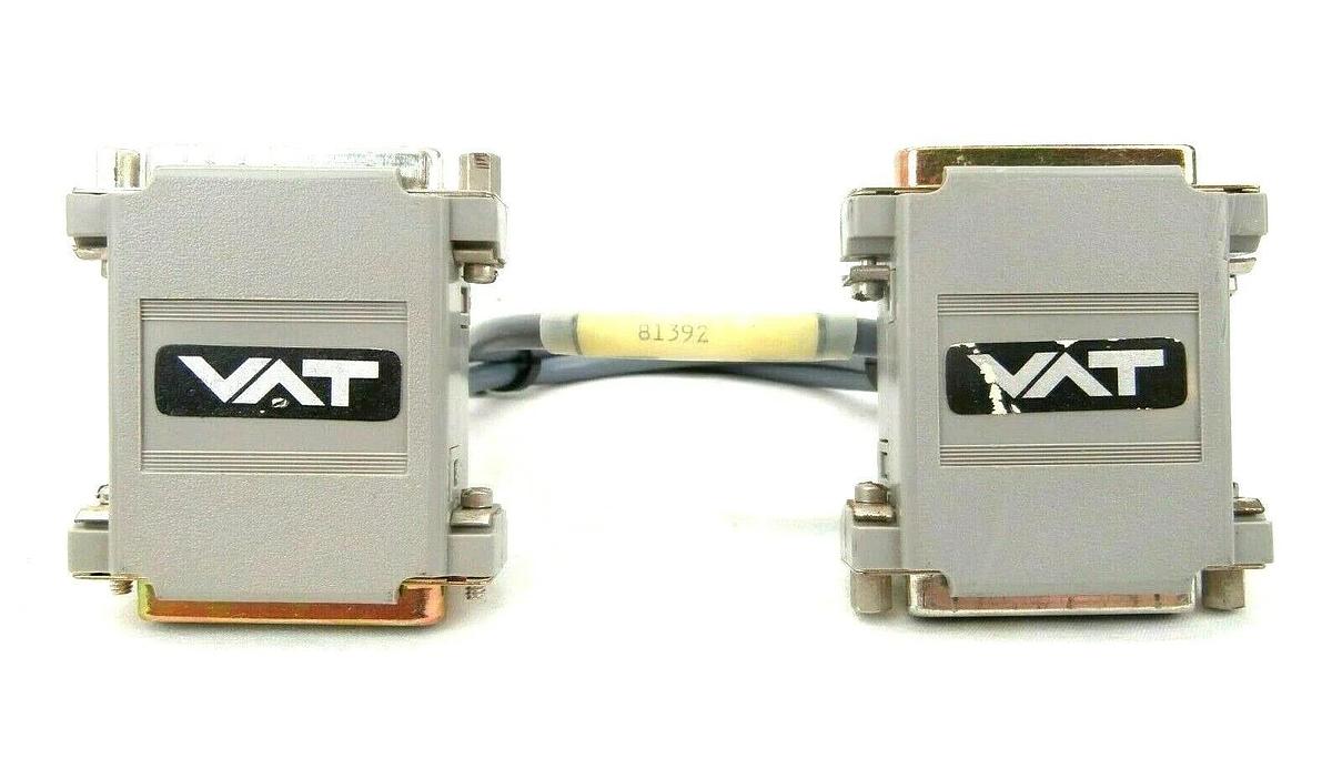 Used VAT 81392 Master/Slave Interface Cable Adaptive Pressure Controller PM-5 Spare