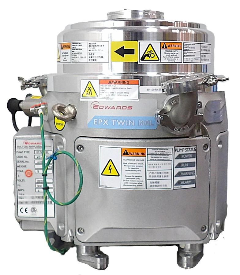 Used EPX TWIN 180L Edwards A419-61-222 Dry Vacuum Pump Tested Working As-Is